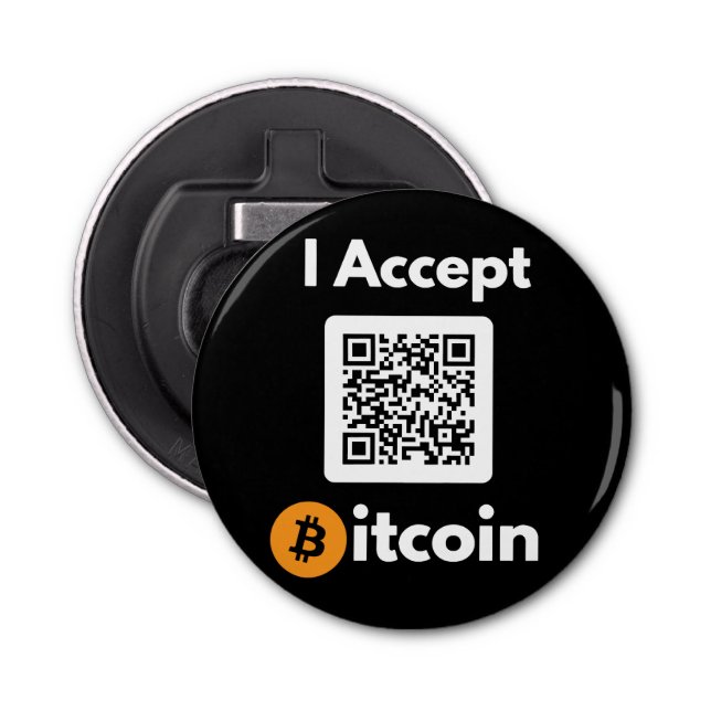 Stylish Bitcoin - Btc crypto  Bottle Opener (Front)