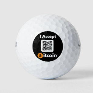 Stylish Bitcoin - Btc crypto  Golf Balls