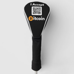 Stylish Bitcoin - Btc crypto  Golf Head Cover