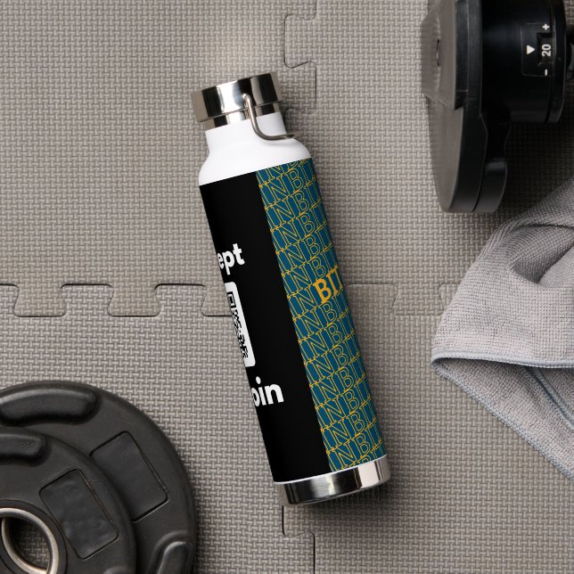 Stylish Bitcoin - Btc crypto  Water Bottle (Gym)