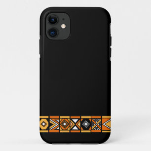 Stylish Black African art pattern iphone 5 case
