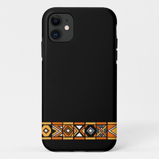 Stylish Black African art pattern iphone 5 case (Back)