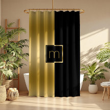 Stylish Black & Gold Geometric Design