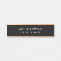 Stylish Black & Grey Simple Plain Professional