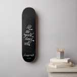 Stylish Black Let the Good Times Roll Groomsman Skateboard<br><div class="desc">Stylish Black White Retro Vintage Typography Let the Good Times Roll Groomsmen - customised skateboard with name of choice for a groomsman who loves skateboarding.</div>