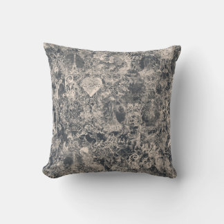 Stylish Black Paris Toile Design Cushion