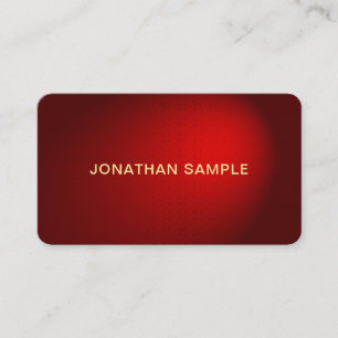 Stylish Black Red Damask Luxury Charming Rounded Business Card