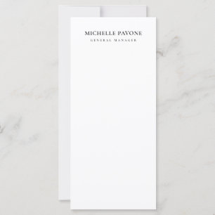 Stylish Black & White Simple Plain Professional
