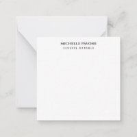 Stylish Black & White Simple Plain Professional