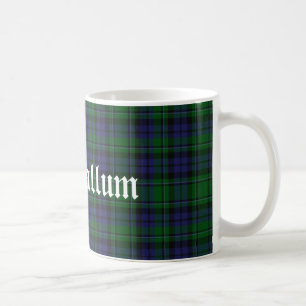 Stylish Blue & Green MacCallum Tartan Plaid Coffee Mug