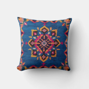Stylish Blue Kilim Pillows: Add Serenity Cushion
