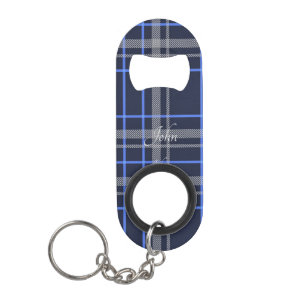 Stylish Blue Plaid  Case-Mate iPhone Case Glass Or