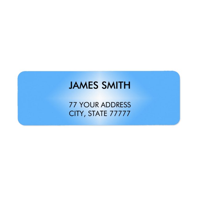 Stylish Blue & White Diamond Gradient Customisable (Front)