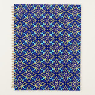 Stylish Boho Chic Floral Pattern Planner