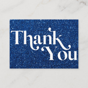 STYLISH BOLD GLITTER Thank you for your purchase Enclosure Card