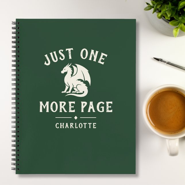 Stylish Book Lover Saying Spiral Notebook (Creator Uploaded)