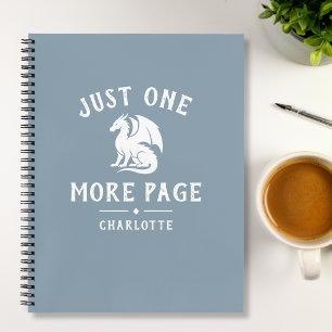 Stylish Book Lover Saying Spiral Notebook
