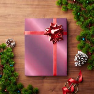 Stylish Bordeaux Christmas Holiday Birthday Large Wrapping Paper
