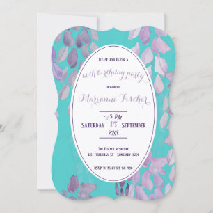 Stylish botanical 60th birthday party