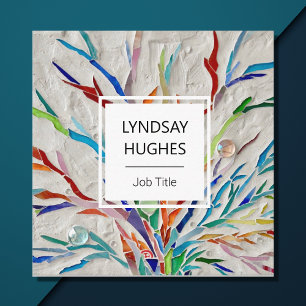 Stylish Botanical Your Job Title Business Card