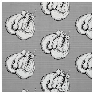 STYLISH BOXING GLOVES PATTERN FABRIC