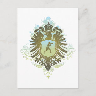 Stylish Boxing Postcard