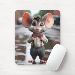 Stylish Boy Mouse In an Alley Mat