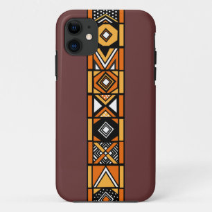 Stylish Brown African art pattern iphone 5 case