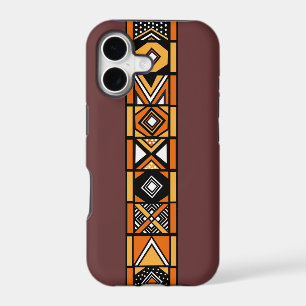 Stylish Brown African art pattern iphone 5 case