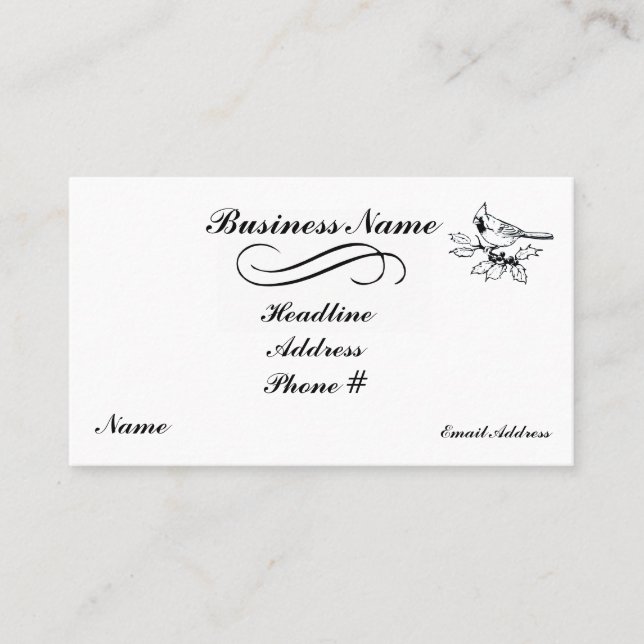 Stylish Business Card (Front)