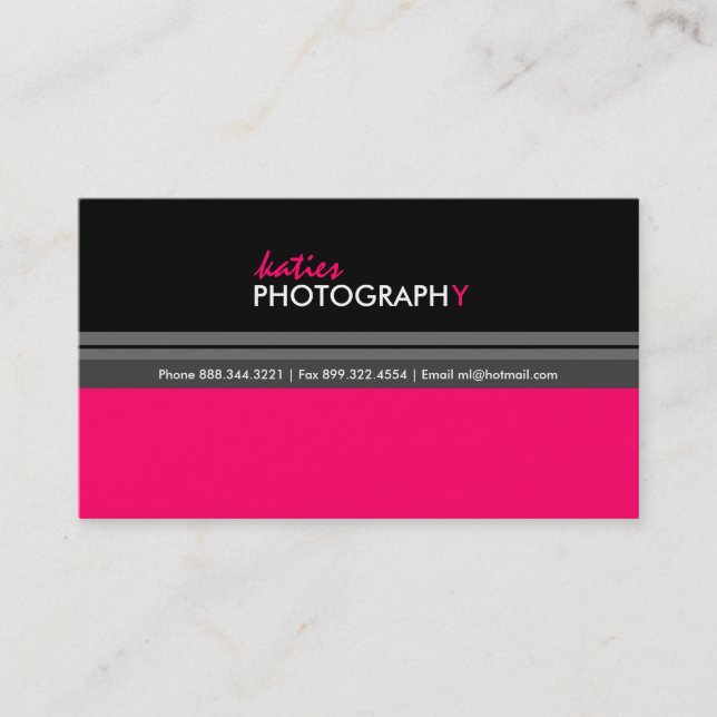Stylish Business Card (Front)