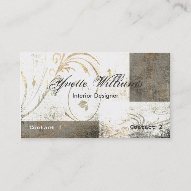 Stylish Business Card (Front)