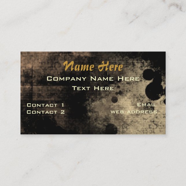 Stylish Business Card (Front)