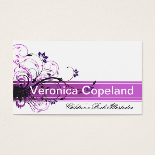 Stylish Business Card (all purpose) - "Barolo"