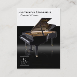 Stylish Business Card - all purpose "Piano I"