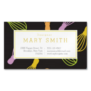 Stylish Business Card Magnet Customisable