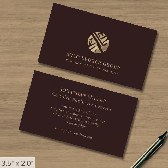 Stylish Business Cards for CPAs (Creator Uploaded)