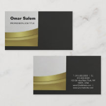Stylish business cards with modern design