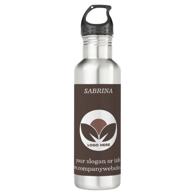 Stylish Business | Mocha Mousse | Custom  710 Ml Water Bottle (Front)