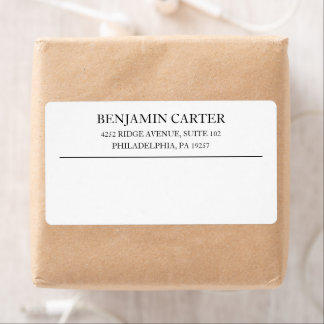 Stylish Business Professional Logo Shipping Label