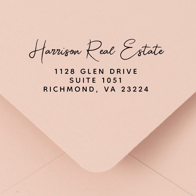 Stylish Business Return Address Self-inking Stamp (Creator Uploaded)