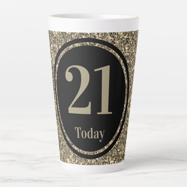 Stylish by year special birthday mug gift 21st (Front)