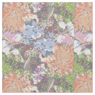 Stylish Cactus and succulents design Fabric