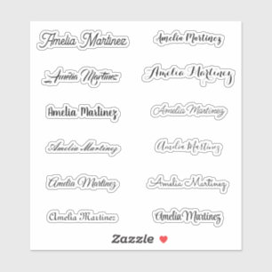 Stylish Calligraphic Script Name