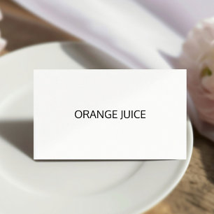 Stylish  Calligraphy  Buffet Food Labels Table