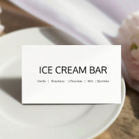 Stylish  Calligraphy  Buffet Food Labels Table