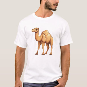 Stylish Camel Design, Exotic Motif for Nature T-Shirt