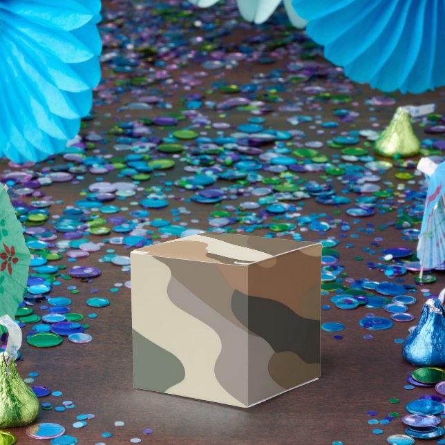 Stylish Camouflage Pattern Classic Favor Boxes (Party)