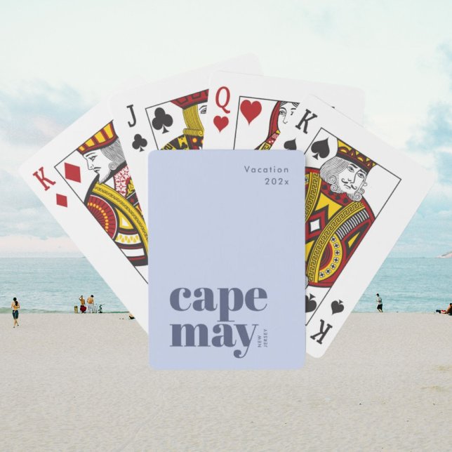 Stylish Cape May New Jersey playing cards (Creator Uploaded)