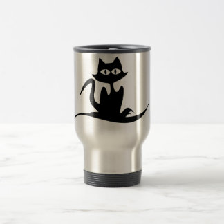 stylish cat travel mug